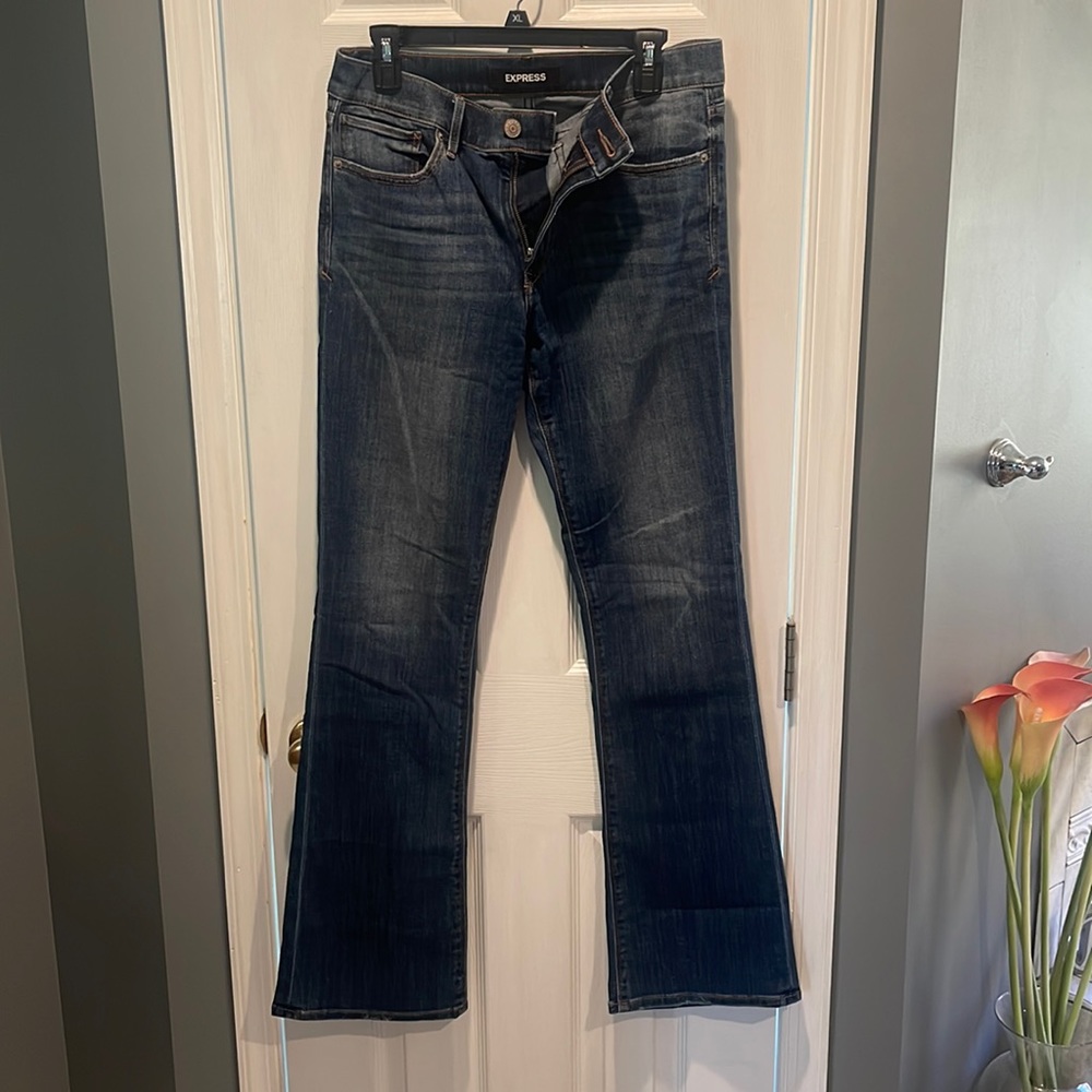 Express jeans worn once